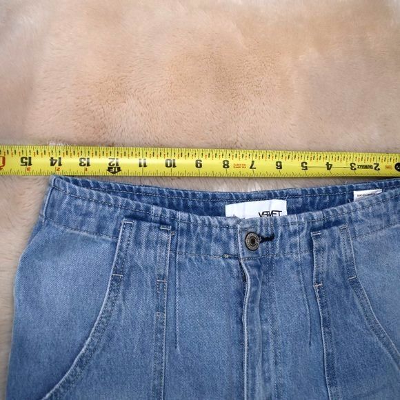 Vervet High Rise Super Destroyed Distressed Jeans Size 27 Blue Denim - Picture 7 of 16